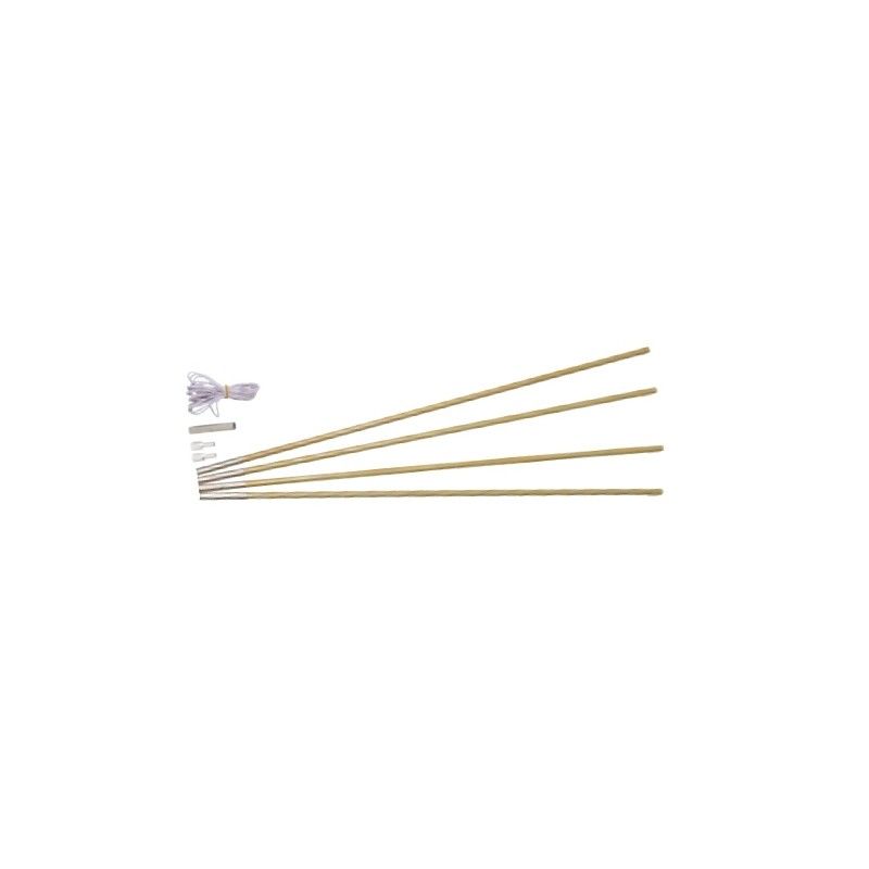 Kit de postes de fibra de vidrio de 7.9mm para tienda de campaña.