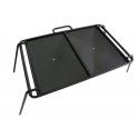 Plancha doble con patas plegables 62x42x26cm