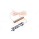 Set de cuerda 6 mm con corredor de madera y resorte