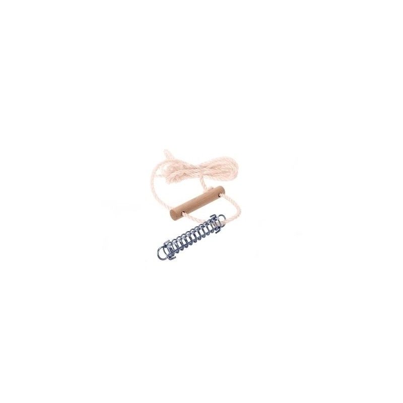 Set de cuerda 6 mm con corredor de madera y resorte